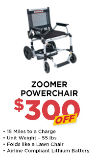 Zoomer Power Chair - 300 off