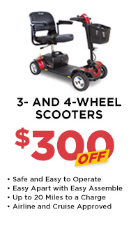 3- and 4-Wheel Scooters - $300 off