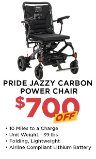 Pride Jazzy Carbon Power Chair - 700 off